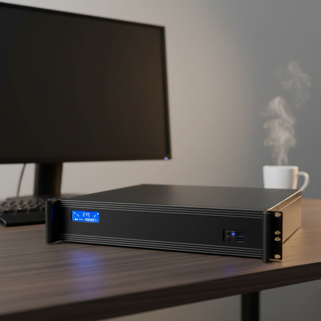 1U Rackmount HVAEIPC Embedded Industrial Computer Dual LAN Intel Core I7 J1900 6/8/13 Gen 4/8/16GB RAM 64GB-1TB Drive Stock