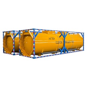 Conteneur-citerne ISO en acier inoxydable 20FT 40FT pour le transport de produits chimiques inflammables, acides et produits dangereux – Fournisseur d'usine - Product Image 1