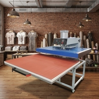 Presse à chaud pneumatique grand format certifiée Allprint 60x80cm automatique pour l'impression de maillots de sport