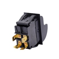 Interrupteur rectangulaire autobloquant KEDU HY7, interrupteur à bascule haut-bas pour scies de table, outils électriques automobiles, 12/20A, à clé, 250V