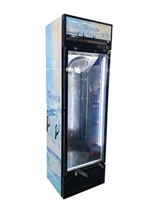Equipo de refrigeración con logotipo personalizado, refrigerador vertical comercial para Bar, puerta de vidrio, pantalla de bebidas - Product Image 2