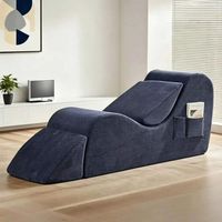 Fauteuil de sol moderne personnalisable en velours, sans structure, pour yoga, canapé paresseux, fauteuil inclinable zéro pression, pour une personne, salon