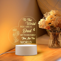 Acrylique Sans Fil LED Lampe De Table Lampes 3D LED Lampe De Table Spéléologie Creative Lumière Lampe De Bureau Veilleuse Table Kit Décor À La Maison Cadeau