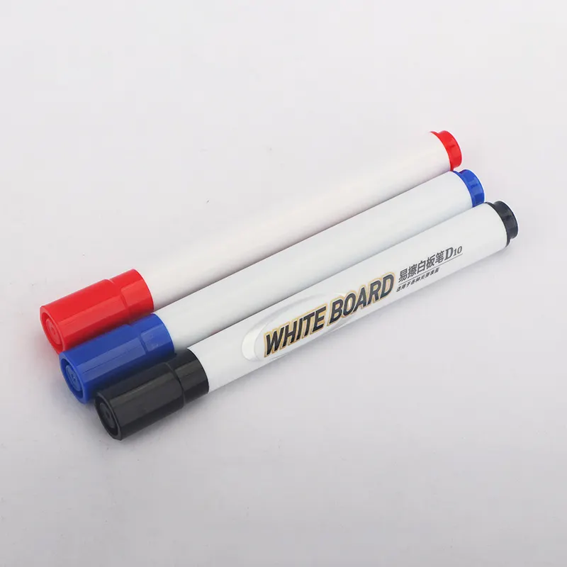 Penna promozionale del bordo bianco di personalizzazione dell'oem per la penna dell'indicatore di lavagna di colore dell'ufficio di affari della scuola