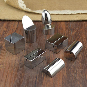 Stainless Steel <b>Table</b> Number Holder Menu <b>Card</b> Stand For Restaurant Hotel Desk Sign Display - Product Image 1