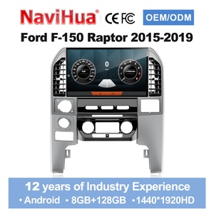 วิทยุติดรถยนต์ระบบแอนดรอยด์ Navihua ดีไซน์ใหม่ ขนาด 14.6 นิ้ว พร้อมระบบนำทาง GPS สำหรับรถยนต์ฟอร์ด F-150 Raptor ปี 2015-2019 รองรับมัลติมีเดียและ Carplay - Product Image 1