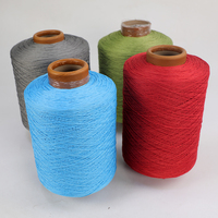 100% Polyester DTY Super doux fil à touffeter haute ténacité teint flocage Machine à touffeter tissage tapis tapis pied fil tressé