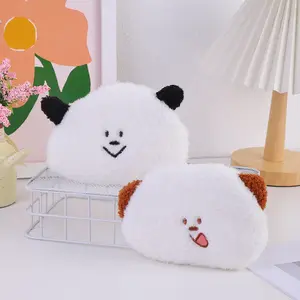 2024 New Plush Coin Bag Korean Style Cute Animals Bear Pen Bags Keys Velvet Storage Bags