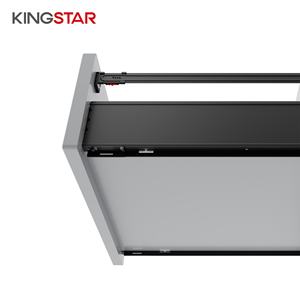 KINGSTAR 1,5mm 3D Anti-huellas dactilares en polvo Spray personalizado Metal Delgado cajón caja cierre suave cajón deslizante para Cocina - Product Image 1