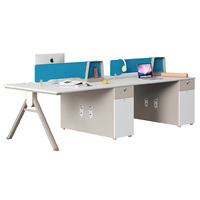Moderne Büro-Arbeitskabine Arbeitsplatz Computer-Schreibtisch Mitarbeiter-Sitzplatz Trennwand Luxuriöses Chefschreibtisch-Möbelset Großhandel