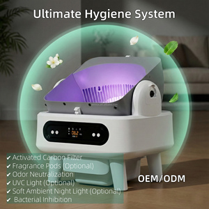 La plus grande litière autonettoyante <span class=keywords><strong>pour</strong></span> chat, design ouvert, <span class=keywords><strong>toilette</strong></span> automatique <span class=keywords><strong>pour</strong></span> chat contrôlée par application, idéale <span class=keywords><strong>pour</strong></span> les <span class=keywords><strong>chats</strong></span> Maine Coon et plusieurs <span class=keywords><strong>chats</strong></span> - Product Image 4