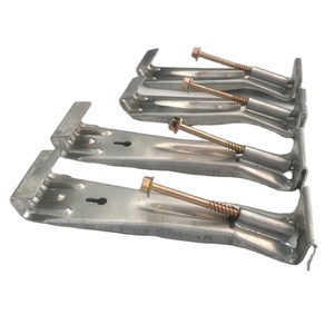 Supports de gouttière dissimulés à vis rapide de 5 pouces de style K pour la construction et l'immobilier – Support de toiture anti-pluie - Product Image 1
