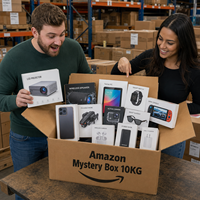 Boîte mystère personnalisée en gros : Électronique intelligente, caméra de sécurité, prise connectée, robot aspirateur – Expédition rapide Amazon, stock disponible