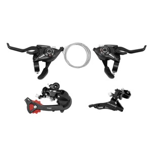 Yueli Cyclingbox – Levier de frein double commande en alliage d'aluminium pour vélo de route, ensemble de freins avant et arrière pour guidon de vélo - Product Image 1