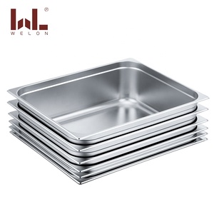 Vendita calda in stile europeo 201 in acciaio inox vassoio GN 1/1 gastronomico e Pan per alimenti per Hotel e ristoranti cucina Business - Product Image 6