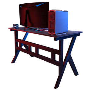 Trạm chơi game LED thiết kế cong công thái học G7, có thể điều chỉnh độ cao, khung thép và mặt bàn MDF - Product Image 4