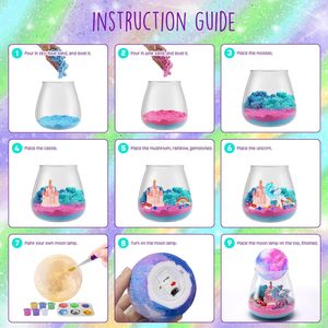 <strong>Terrarium</strong> Gifts for Kids Light up <strong>Terrarium</strong> Crafts <strong>Kit</strong> With DIY Moon Lamp for Children - Product Image 3