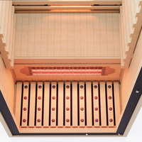 Venta caliente una persona Light Wave Room Saunas Low Emf Smart Sauna Room