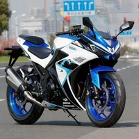 Moto sportive de course sur route Loncin LX200-22 250cc bicylindre à refroidissement liquide pour usage domestique