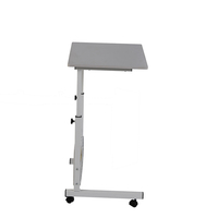 Petit bureau pour ordinateur portable avec table élévatrice gratuite et quatre roulettes universelles Table économique avec tiroir