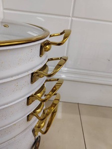 Ultra duurzame 5-laags krasbestendige stoompan <span class=keywords><strong>30CM</strong></span> braadpan met 4-laags mandje, makkelijk te reinigen, keukengerei groothandel - Product Image 4