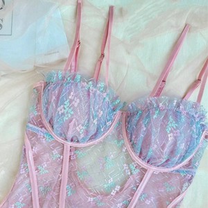Vente directe usine 2025 – Jupe en dentelle sexy pour femmes et jeunes filles, taille unique, soutiens-<span class=keywords><strong>gorge</strong></span> en tissu et brodés - Product Image 4