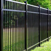 Valla Metálica de Acero Galvanizado de Alta Seguridad para Privacidad Residencial y Seguridad Perimetral Comercial, con Recubrimiento Decorativo en Polvo
