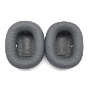 Cuscinetti auricolari di ricambio MQ compatibili con le cuffie Apple AirPods Max, in morbida pelle e tessuto con memory foam, accessori. - Product Image 4