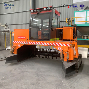 Équipement de fermentation <span class=keywords><strong>pour</strong></span> compostage des déchets alimentaires, <span class=keywords><strong>engrais</strong></span> organique, retourneur de compost à chenilles, mélangeur <span class=keywords><strong>pour</strong></span> la fabrication d'<span class=keywords><strong>engrais</strong></span> organique - Product Image 4