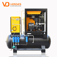 Compresseur d'air VERDES électrique 15kw 24hp 3m3/min 116psi compresseur d'air à vis stationnaire utilisé industriel pour système d'air