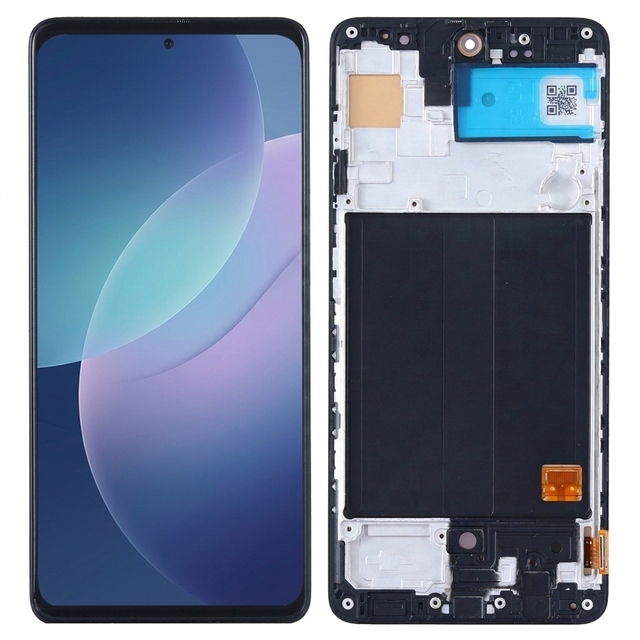 Wholesale High Quality With Frame LCD Screen for Samsung A51 Full Touch Digitizer Assembly Mobile Phone Display Replacement Part