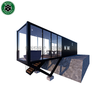 Maisons en conteneur plat 20 40 pieds détachable bureau préfabriqué maison en conteneur modulaire pour villa résidentielle