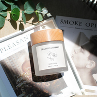 Parfum d'intérieur Resistance désodorisant personnalisé avec couvercle rond en bois diffuseur d'arôme de roseau de luxe avec huile essentielle