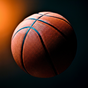 High Durability <b>Basketball</b> Composite <b>Leather</b> Textured Surface Blue Stitching Natural Rubber Bladder Size 5/7 - Product Image 1