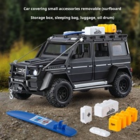 Modèle de voiture tout-terrain en alliage moulé sous pression 1:24 pour l'extérieur, jouet SUV de simulation avec suspension, vente en gros, modèles de voitures SUV en métal de haute qualité personnalisés