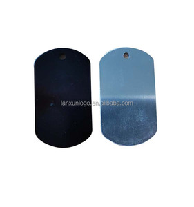 Nhà máy cung cấp Thẻ dog Double Sided nhiều màu sắc hành lý tag kim loại quá trình oxy hóa quy ước Pet nhôm Laser Dog ID tag - Product Image 1