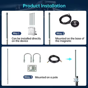 2.4G ăng ten sợi thủy tinh ngoài trời 2400-2500Mhz cho trạm gốc truyền thông di động với mức tăng cao 3.5/5/6/7/8/9/10/11/12dBi - Product Image 6
