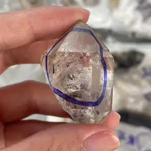 Wholesale Water Enhydro Bladder Crystal double point enhydrite clear quartz vogel crystal quartz Bladder crystal