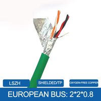 Cable KNX ISO/IEC 14543-3 Verde LSZH de Cobre Puro para Domótica y Automatización de Edificios |   Par trenzado compatible con ETS