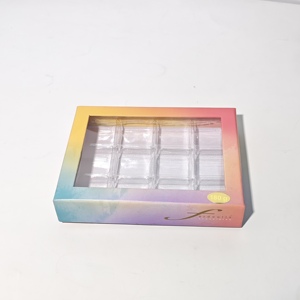 Hot bán giá thấp sang trọng bán buôn tùy chỉnh thiết kế in Hộp sô cô la với cửa sổ vật nuôi trên đầu trang - Product Image 2