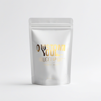 Sachet Doypack refermable double zip en Mylar recyclable, anti-odeur, pour l'agriculture, emballage 8kg, finition brillante, marque privée
