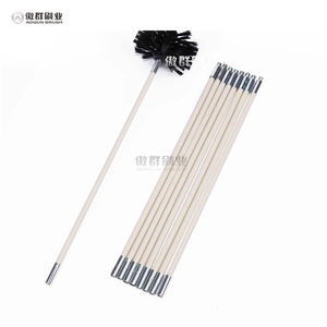 Sikat pengering ventilasi 25 kaki, sikat pengering ventilasi saluran 9 batang fleksibel Kit pembersih sikat Radiator - Product Image 2