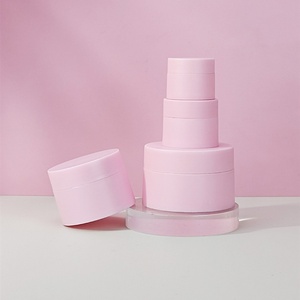 Wholesale Custom 5g 10g 15g 20g 30g 50g White Black pink Blue square pp Material Cream <b>Jar</b> <b>Plastic</b> <b>Jars</b> for Lotion Cream Scrub - Product Image 2