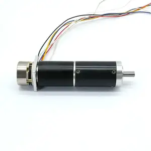 28 × 38 mm hochwertiger bürstenloser Motor mit Planetenschaltung und Bremse CW/CCW FG-Signal