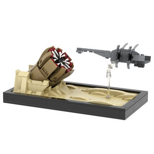 MOC1511 Puzzle de <span class=keywords><strong>film</strong></span> Série créative <span class=keywords><strong>Dune</strong></span> Ornithopter Cadeaux pour adultes et enfants Blocs de construction en plastique DIY Ensembles éducatifs Jouets pour enfants - Product Image 2