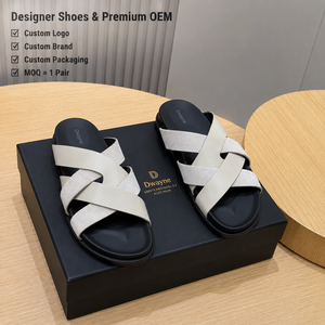 Sandalias de Diseñador de Lujo 2026 para Hombre y Mujer, de Alta Calidad, en Gamuza y Cuero, con Tiras Cruzadas, Estilo Casual de Playa para Verano, Nuevas - Product Image 1