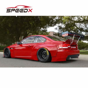 Pour BMW Série 3 E92 Kit Carrosserie Large RB Amélioré Pare-chocs Avant Lame Avant Aile Élargie Extensions d'Angle Arrière Spoiler - Product Image 4
