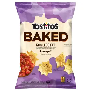 Tostitos tas pesta Chip Tortilla gaya restoran asli ukuran 17 oz