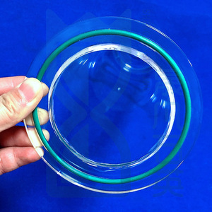 Manufacturer Custom High Purity Heat Resistance Fused Silica Quartz Glass Tube <strong>PIpe</strong> With <strong>Flange</strong> - Product Image 5