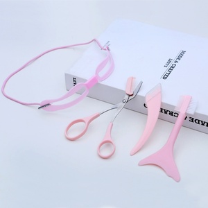 Brosse de contrôle des bords 3-en-1 personnalisée, brosse à sourcils, peigne à cheveux, outil de coiffage et de toilettage, marque privée - Product Image 3